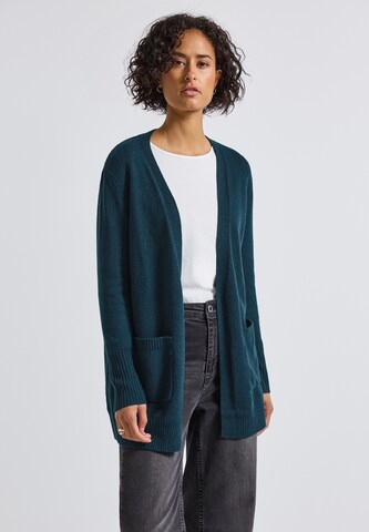 STREET ONE Strickjacke in Blau