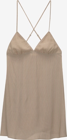 Pull&BearLjetna haljina - bež boja: prednji dio