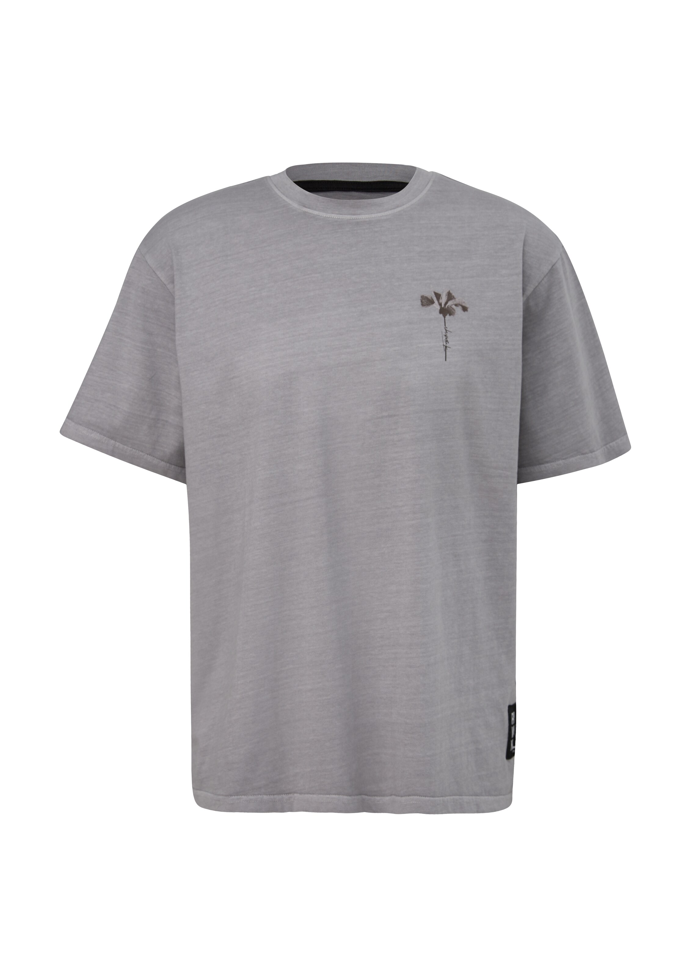 QS T-Shirt in Grau: Vorderseite
