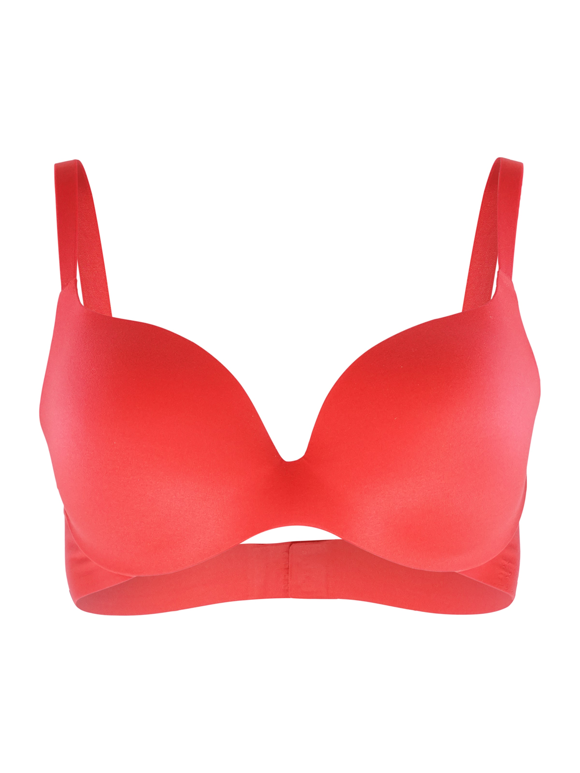 Royal Lounge Intimates T-Shirt BH 'Royal Fit' in Rot: Vorderseite