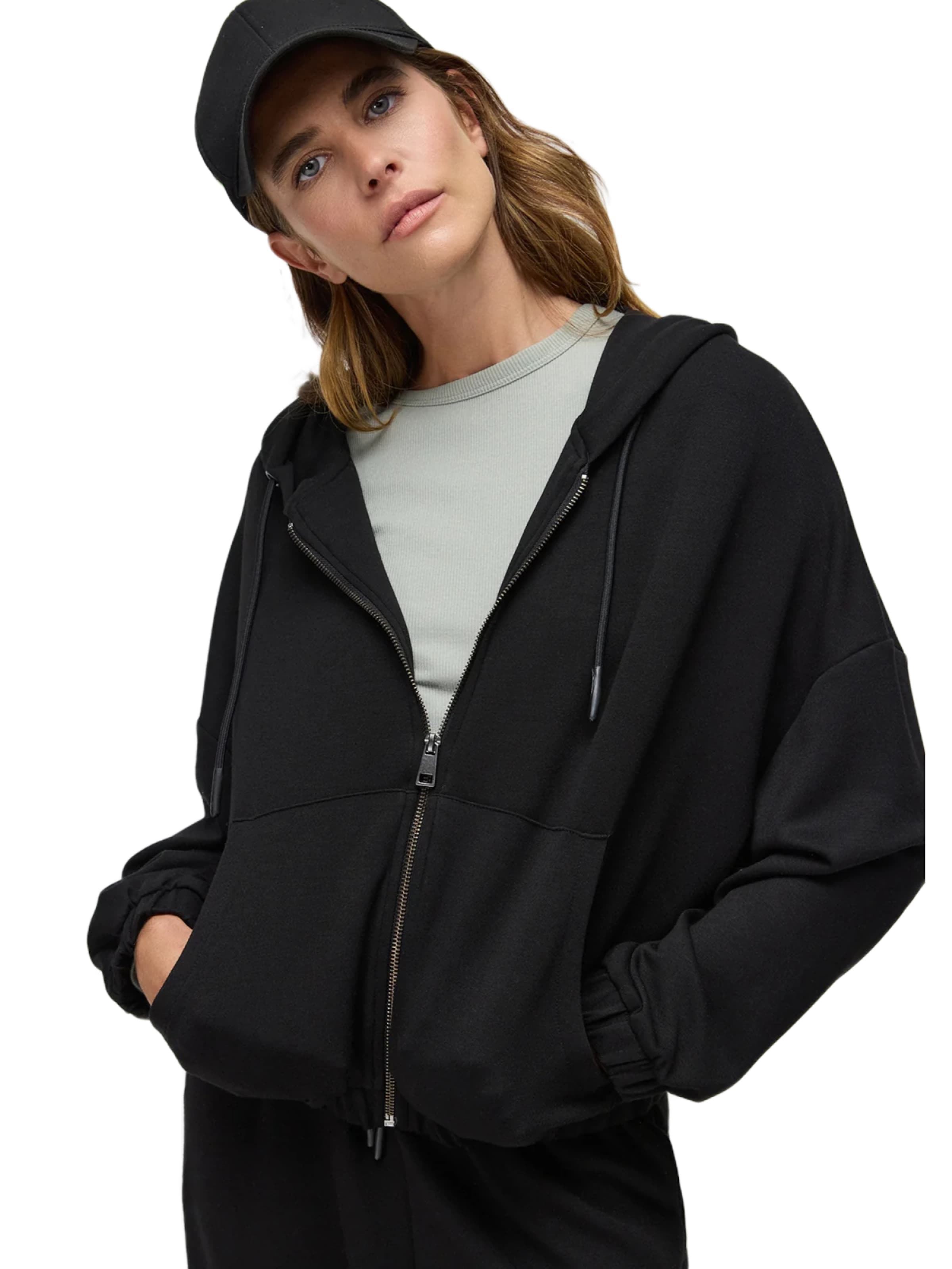 Veste de survêtement No Matter What en noir : devant