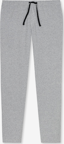 SCHIESSER Pajama Pants in Grey: front