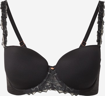 Reggiseno 'Wild Azalea' di TRIUMPH in nero: frontale