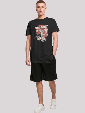 T-Shirt 'Tom and Jerry TV Serie Rocket Prank' F4NT4STIC en noir