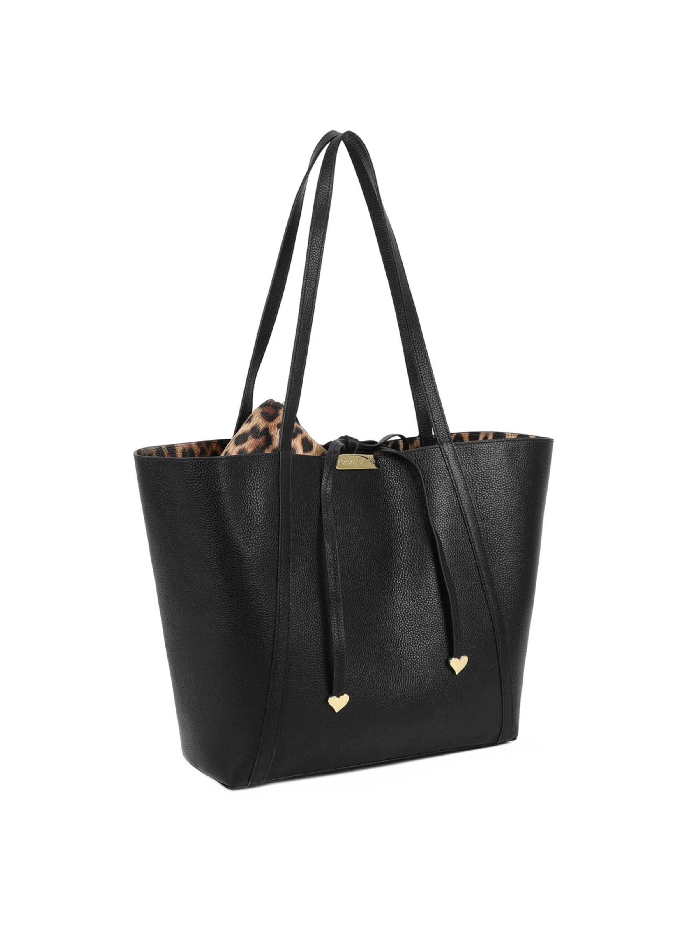 Shopper 'Double' di Braccialini in nero