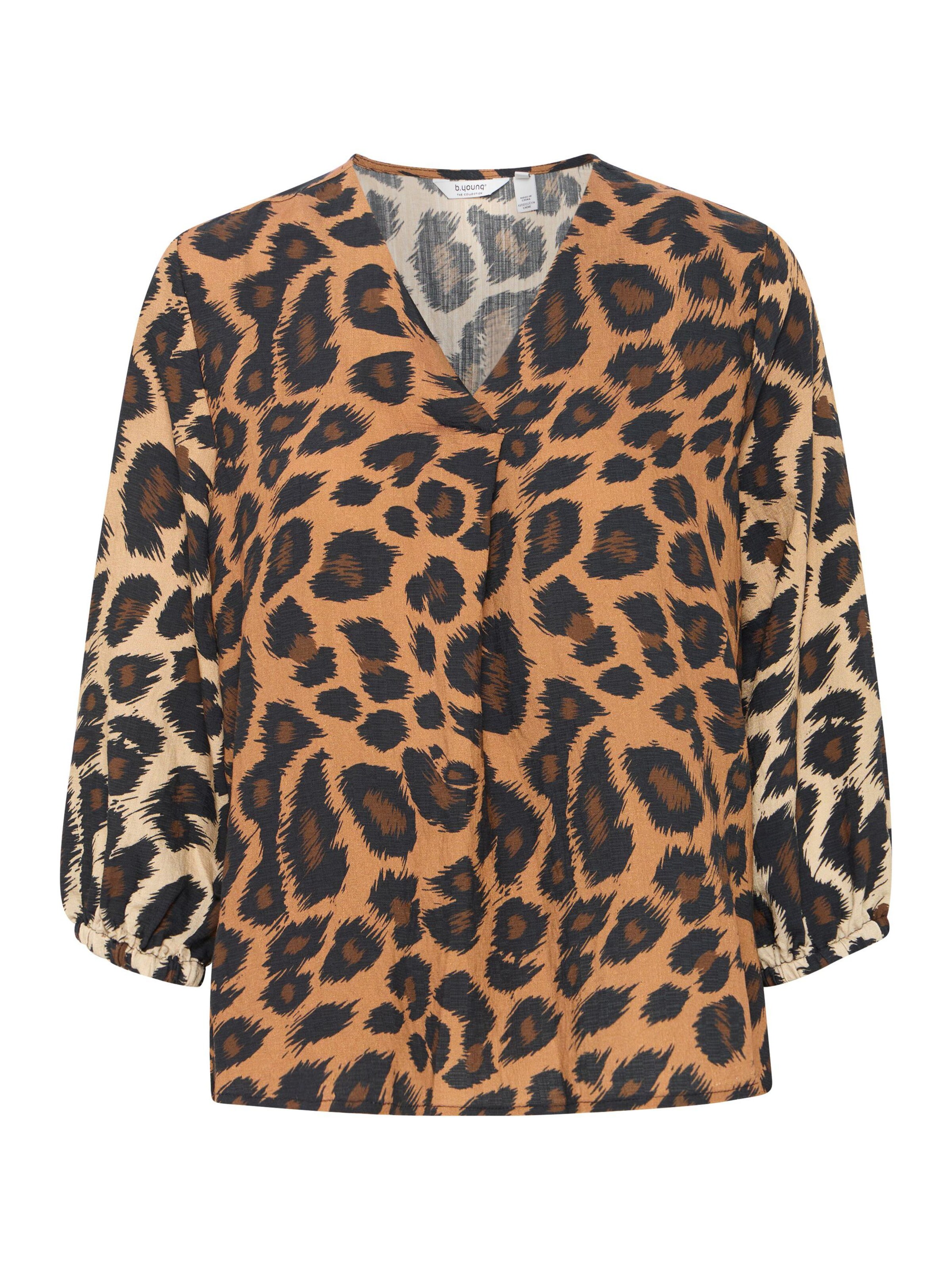 b.young Bluse 'BYHinva' in Braun: Vorderseite