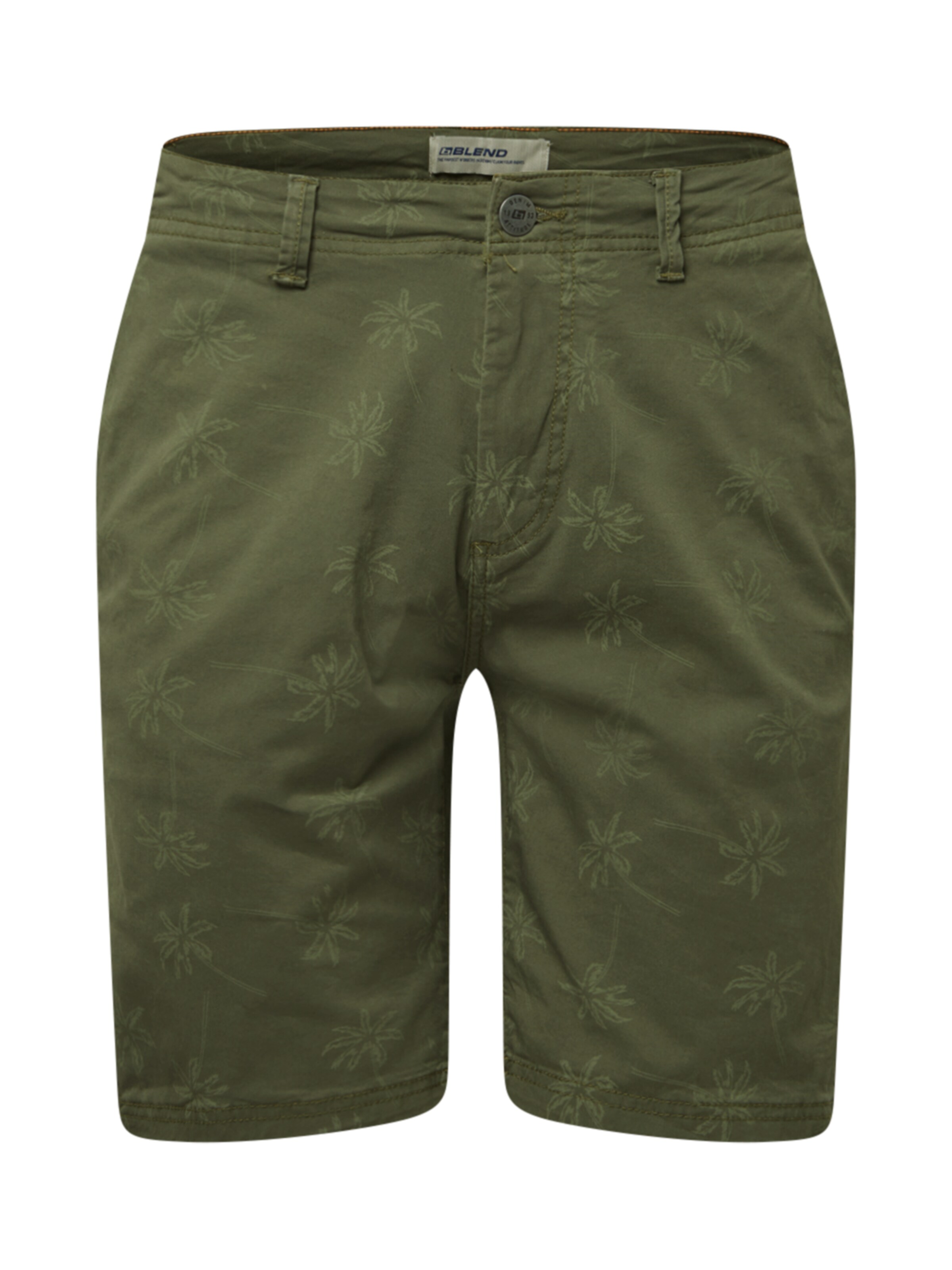 BLEND Broek in Groen: voorkant