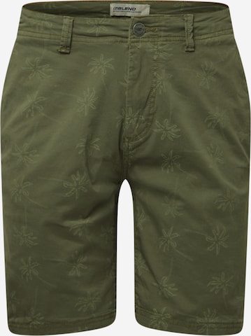 Pantalon BLEND en vert : devant