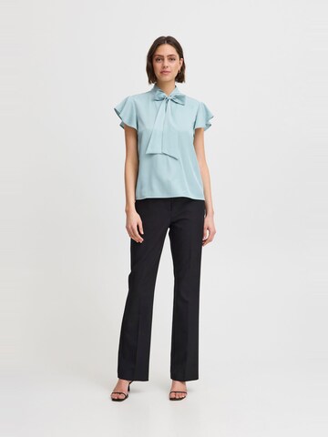 ICHI - Blusa 'Stinea' en azul