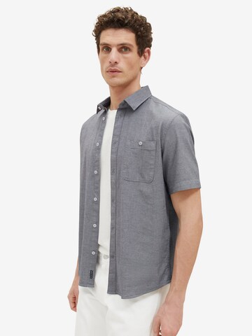 TOM TAILOR Regular fit Button Up Shirt in Blue