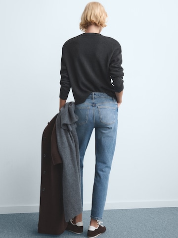 MANGO Ohlapna forma Kavbojke 'NEWMOM' | modra barva