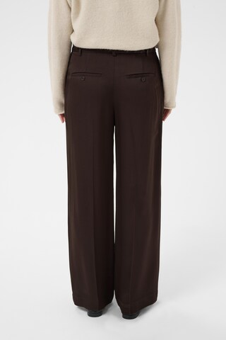 Part Two Wide leg Pants 'Ninnesas' in Brown