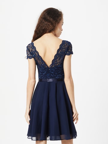 Robe de cocktail SWING en bleu