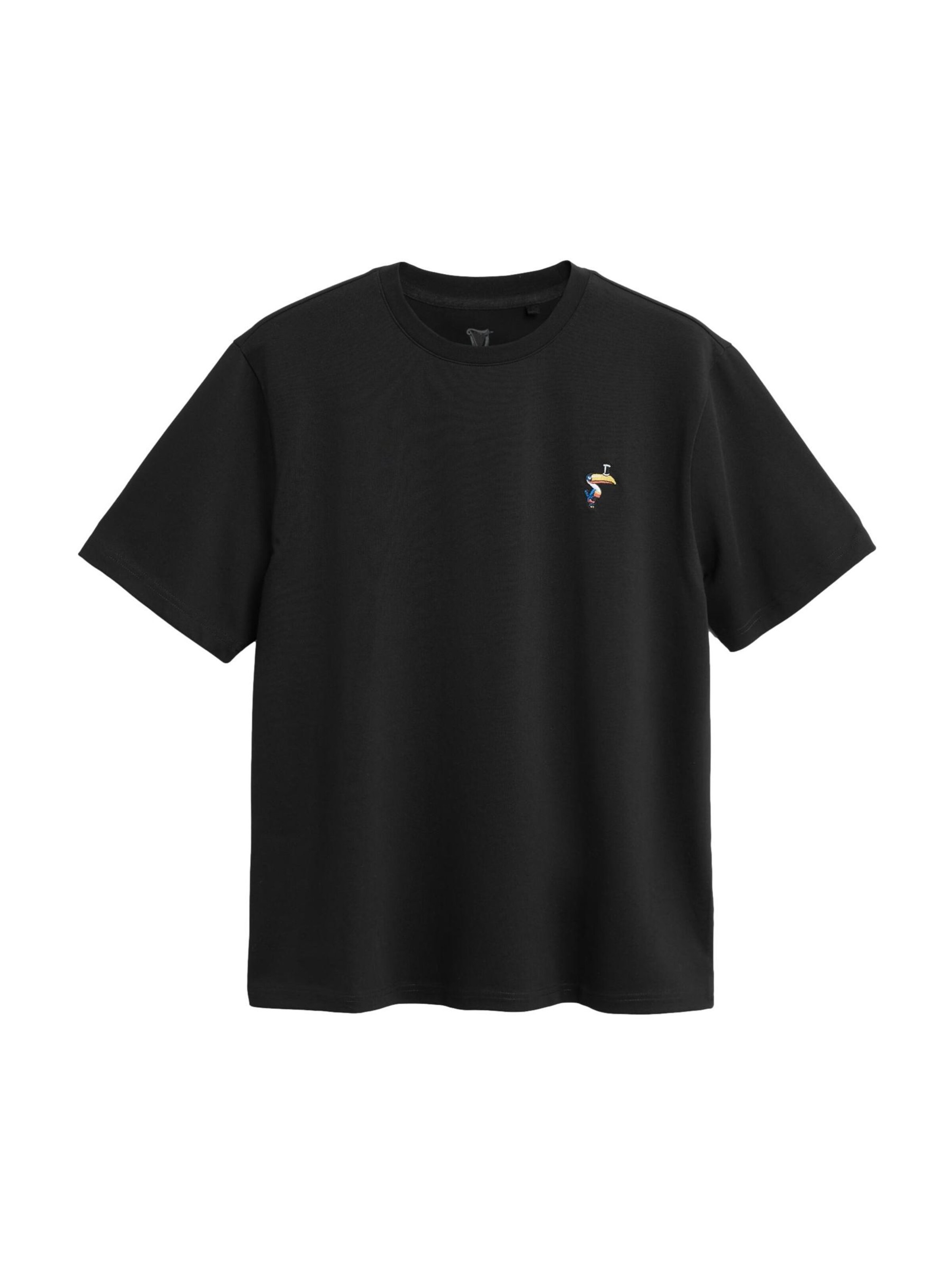 Next T-shirt i svart: framsida