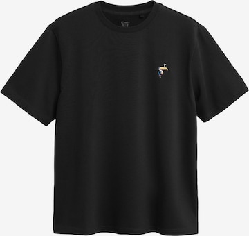 Next T-shirt i svart: framsida