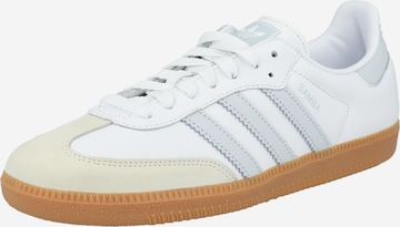 Baskets basses 'Samba' ADIDAS ORIGINALS en blanc : devant