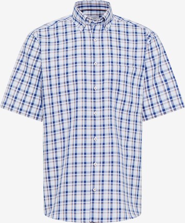 ETERNA Comfort fit Overhemd in Blauw: voorkant