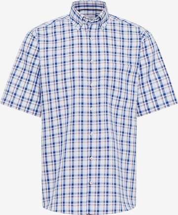 ETERNA Comfort fit Button Up Shirt in Blue: front