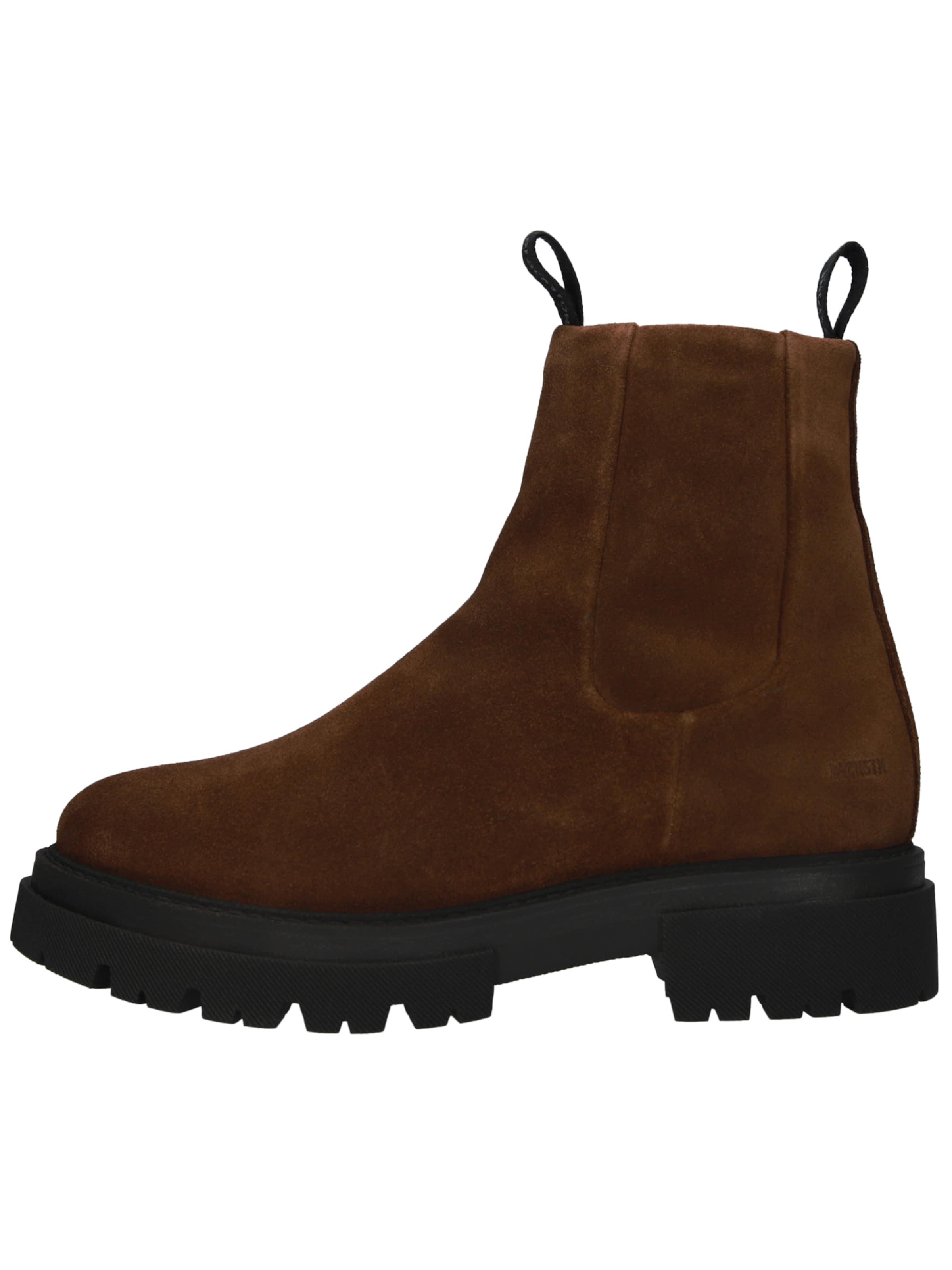 BLACKSTONE Chelsea boots 'Asta AL475' i brun: framsida