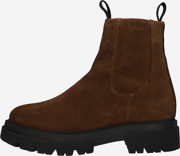 BLACKSTONE Chelsea boots 'Asta AL475' in Bruin: voorkant