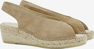 Sandales 'Sandalen' Desa en beige : devant