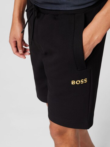 BOSS Green Regular Broek 'Headlo 1' in Zwart