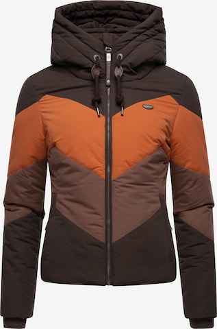 Ragwear Performance Jacket 'Novva' in Brown: front