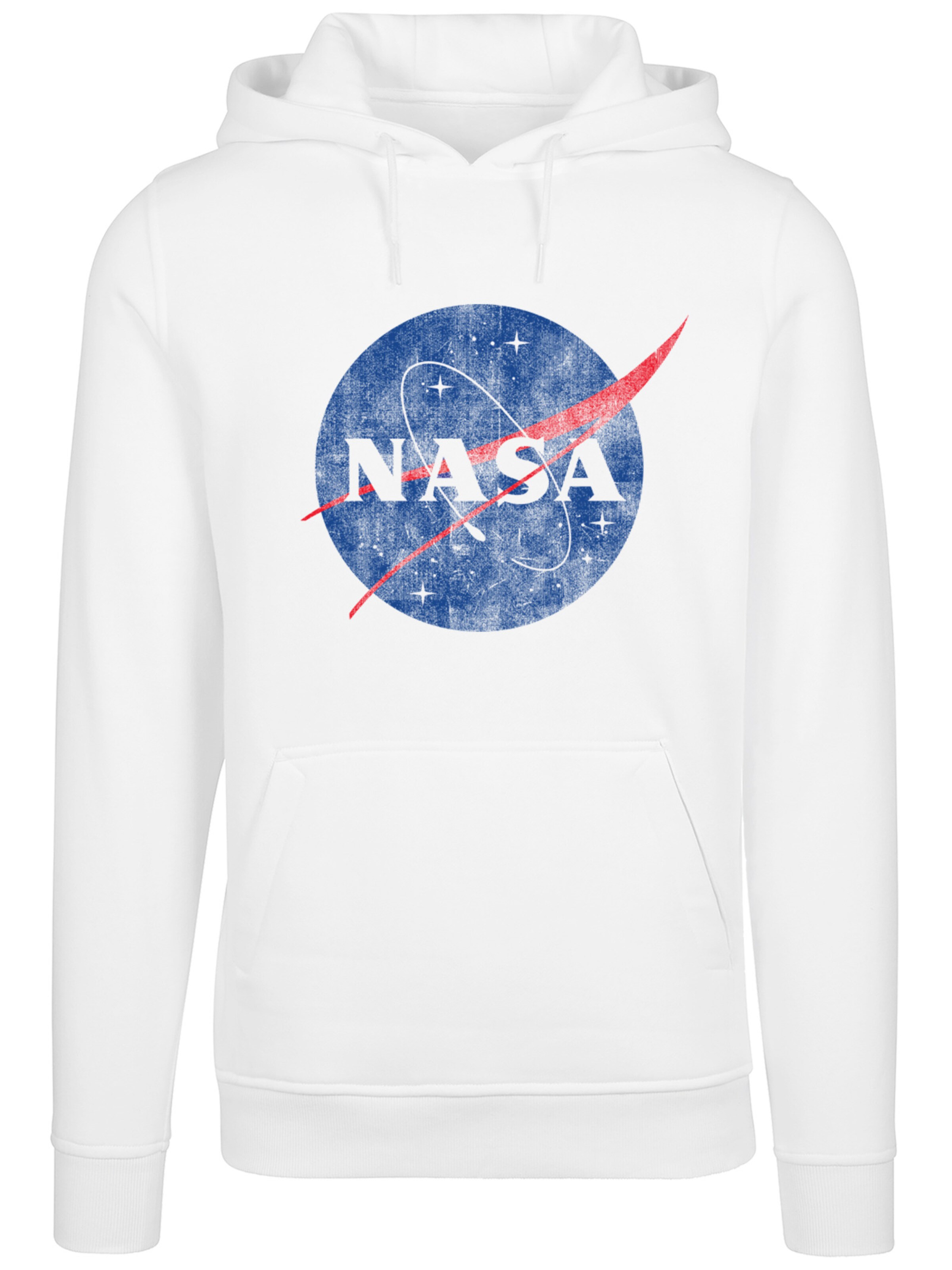 F4NT4STIC Sweatshirt 'Nasa Classic Insignia' in White: front