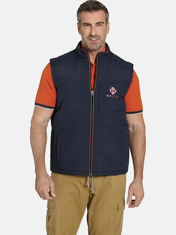 Charles Colby Bodywarmer ' Sir Sable ' in Blauw: voorkant