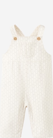 MANGO KIDSregular Hlače s tregerima 'COR' - bijela boja: prednji dio