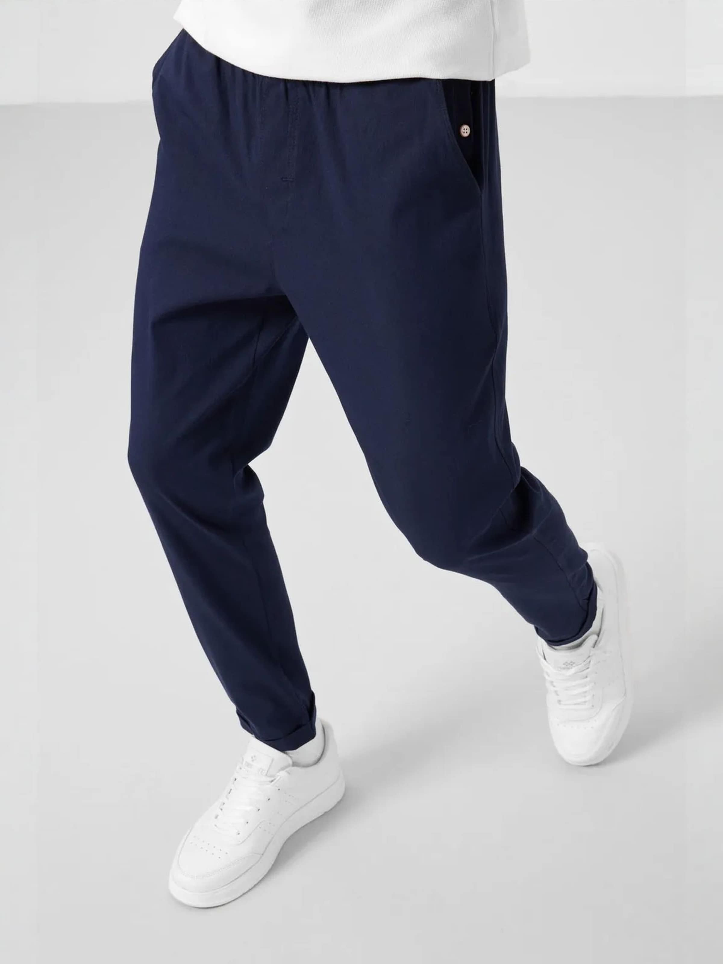 Tommy Life - Regular Calças chino em azul: frente