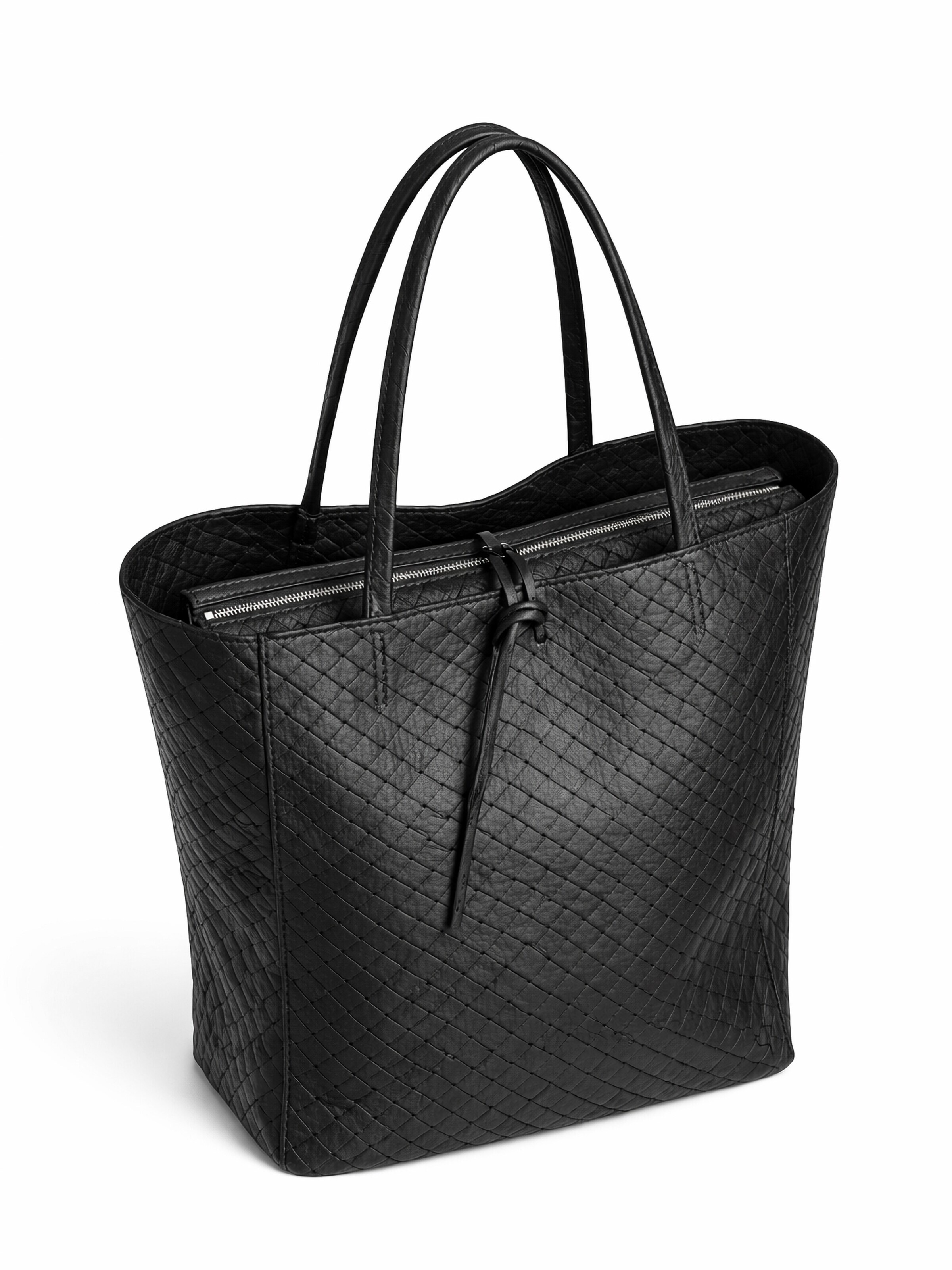COLLEZIONE ALESSANDRO Shoulder Bag 'Flecht' in Black