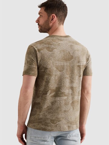 PME Legend - Camiseta 'T-shirt in soft jersey with allover print' en verde