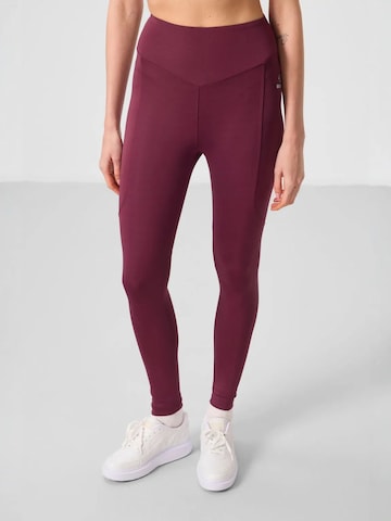 Tommy Life Leggings in Rood: voorkant