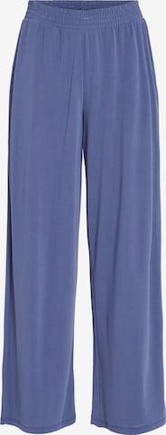 VILA Wide Leg Bukser i blå: forside
