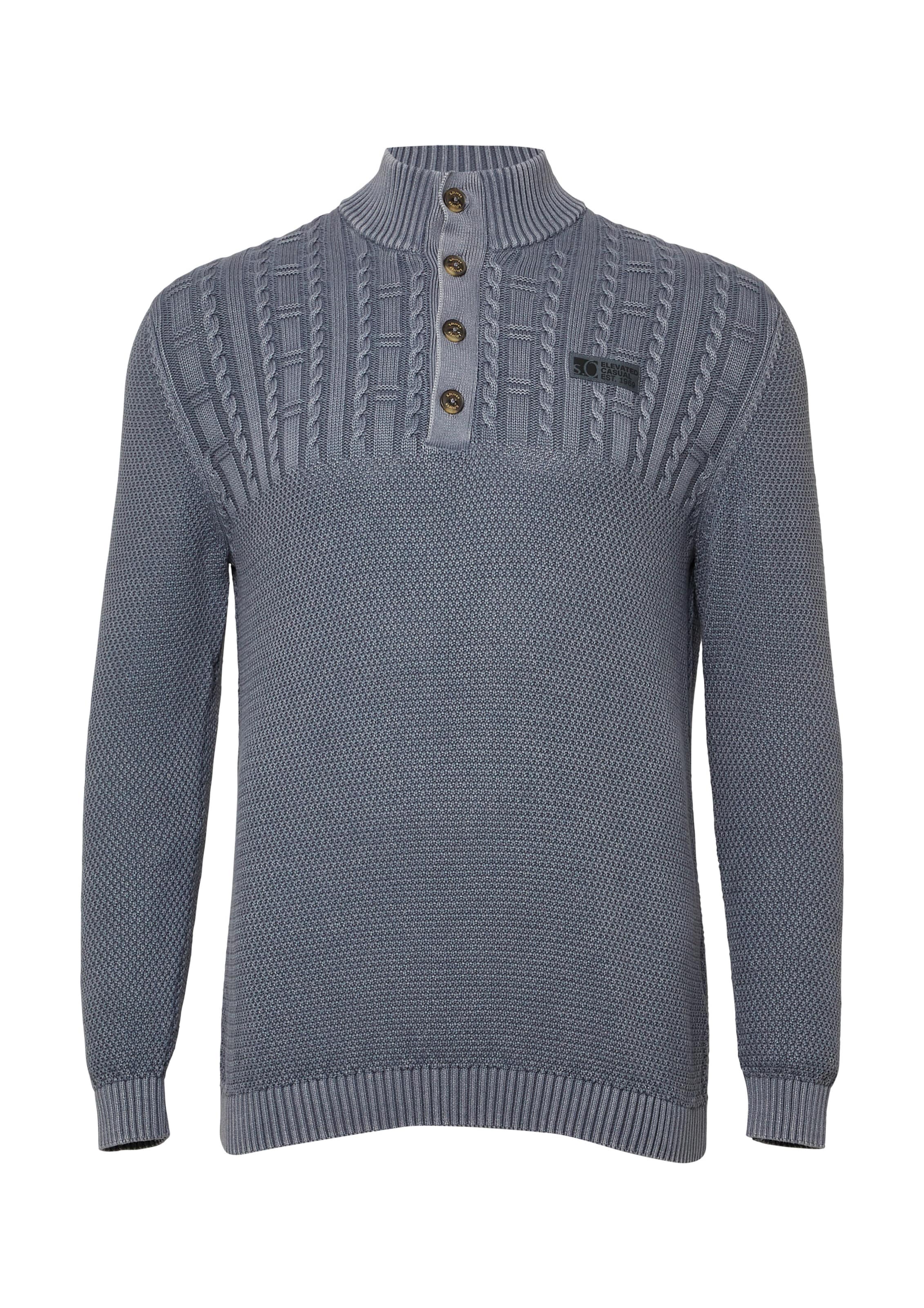 s.Oliver Men Big Sizes Pullover in Blau: Vorderseite