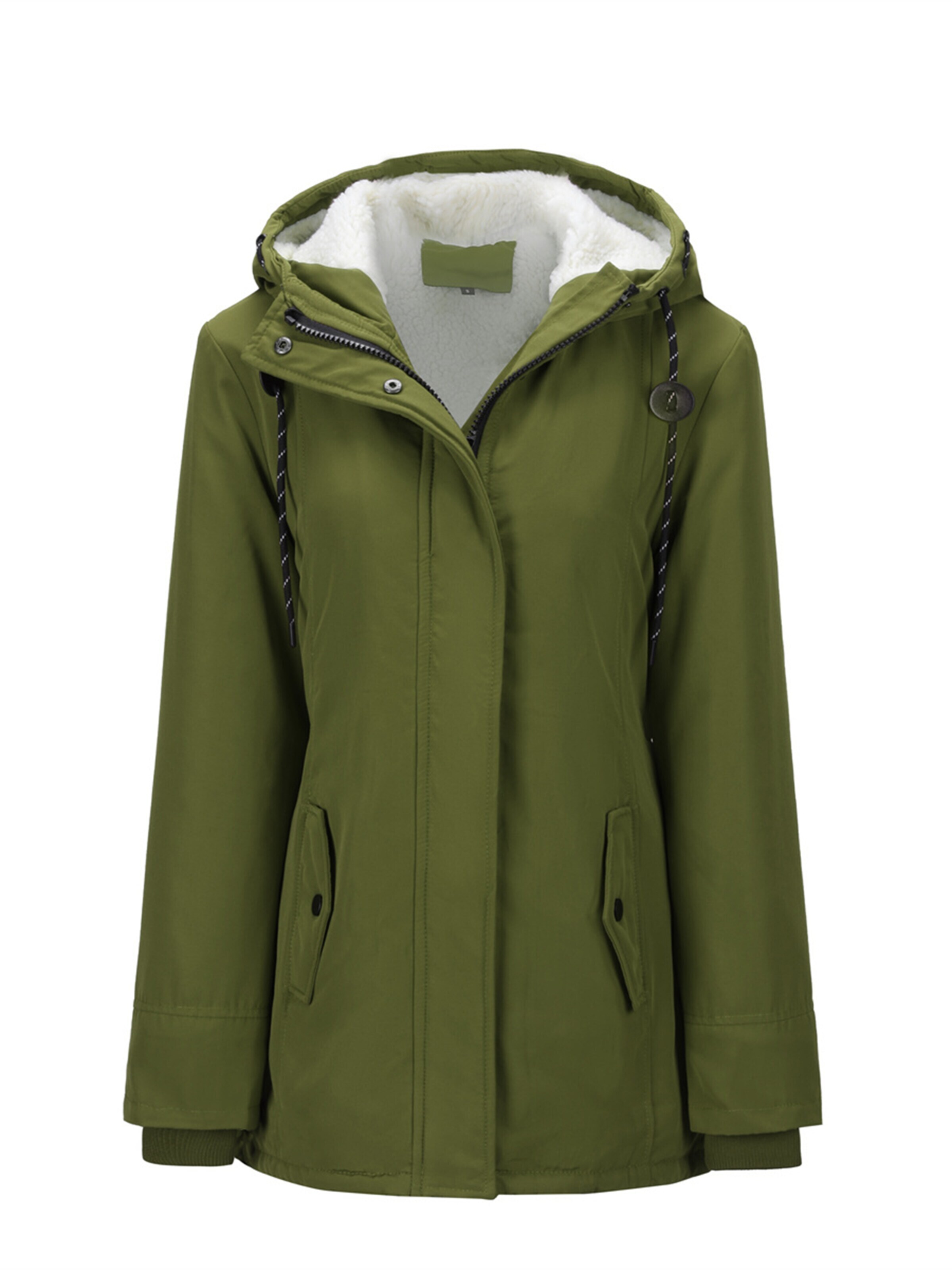 YOUTHUP Winterjacke‌‌‌‌‌‌‌ in Grün: Vorderseite