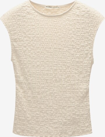 Pull&Bear Top in Beige: front