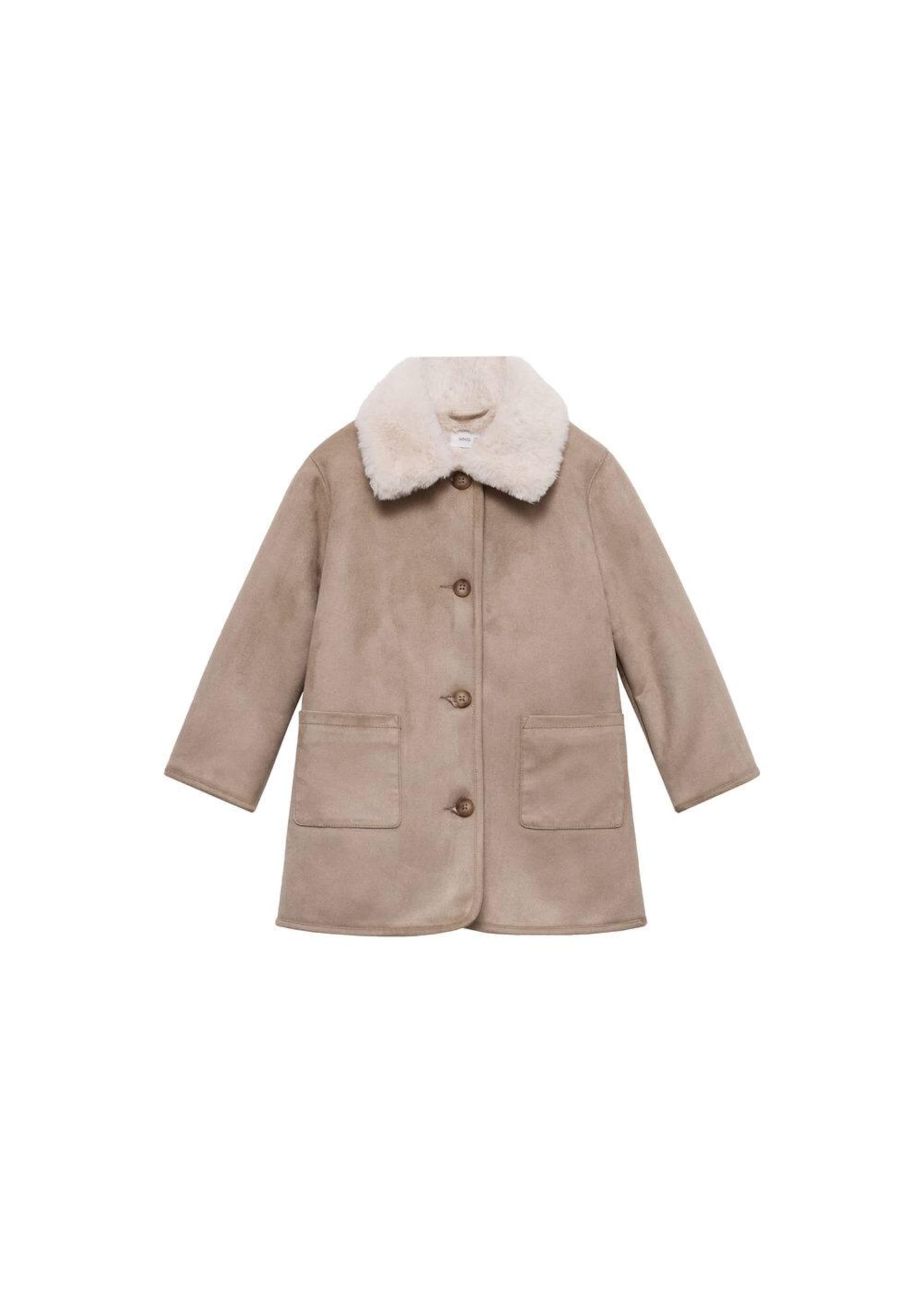 MANGO KIDS Mantel 'Masella' in Grau: Vorderseite