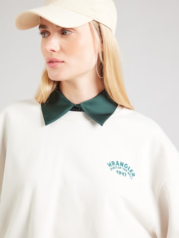 WRANGLER Sweatshirt i hvid