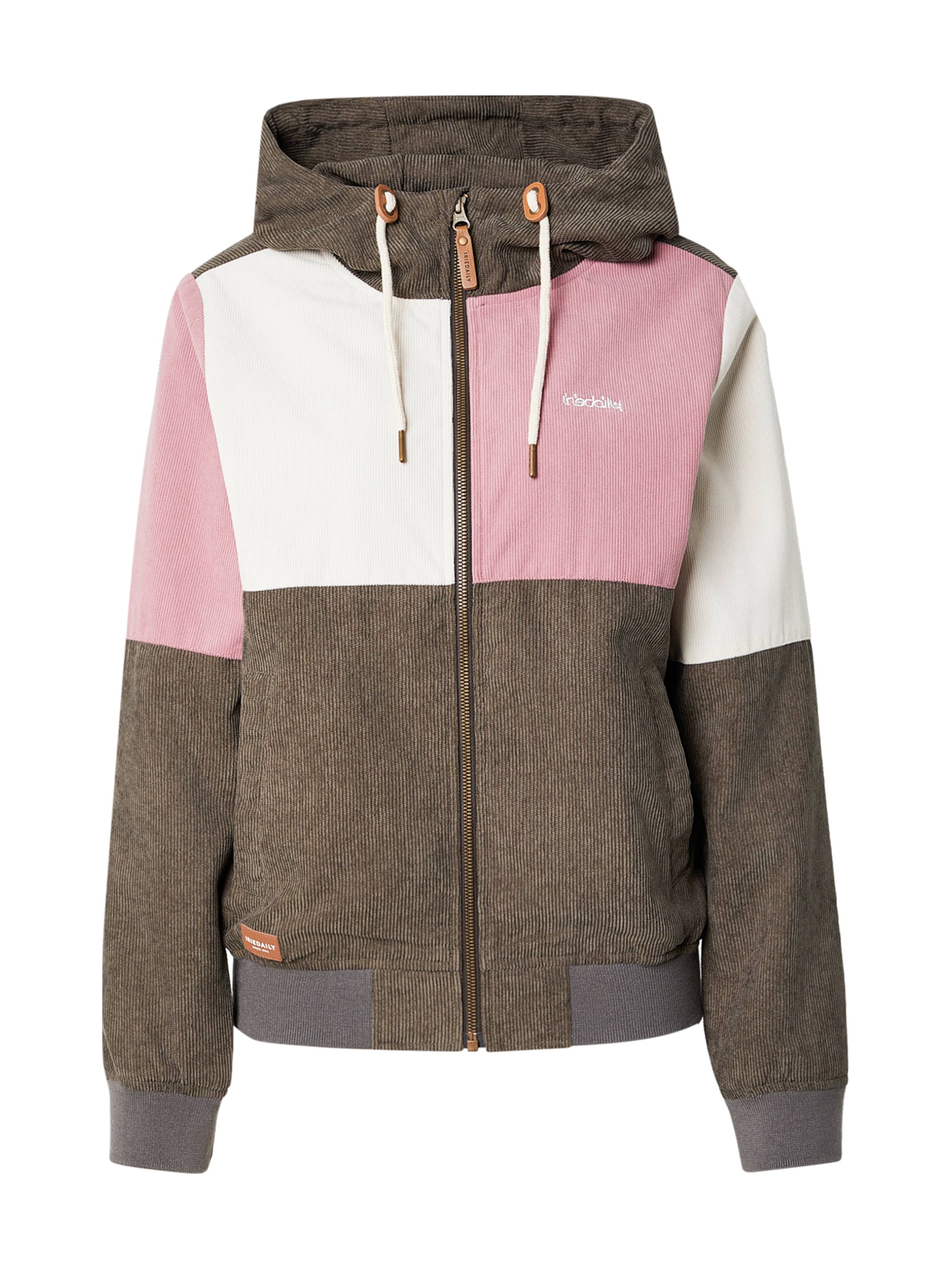 Iriedaily Jacke 'Patchy' in Grau: Vorderseite