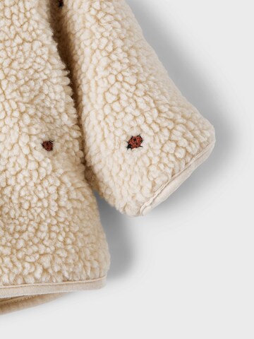 NAME IT Fleece jas in Beige
