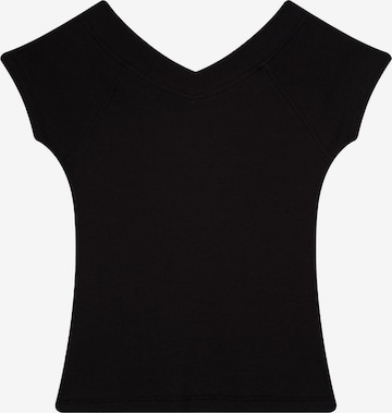 LTB Jeans - Camiseta en negro: frente