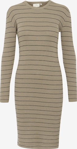 Kaffe Knitted dress 'Ellen' in Beige: front