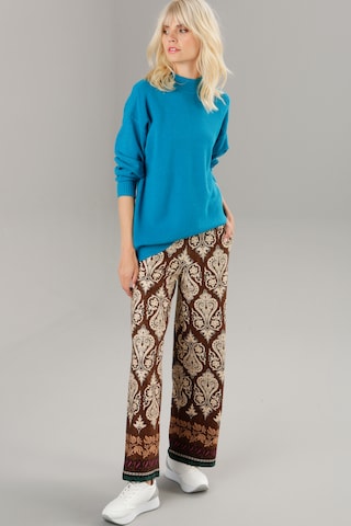 Aniston SELECTED Wide leg Pants in Beige