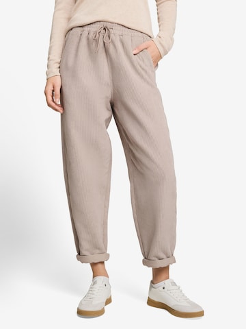 TOM TAILOR DENIM Barrel Housut värissä ruskea: etupuoli