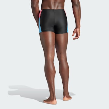 ADIDAS PERFORMANCE Athletic Swim Trunks in Black