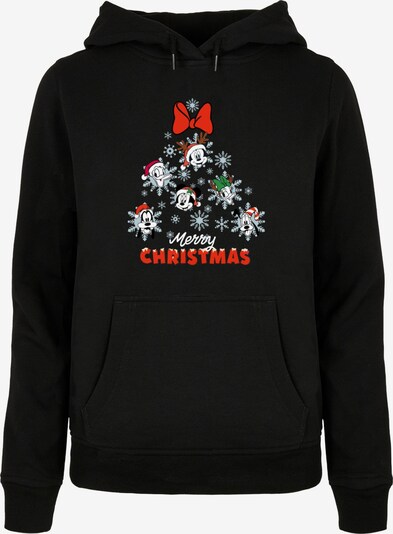 ABSOLUTE CULT Sweatshirt 'Mickey And Friends - Christmas Tree' in Green / Red / Black / White, Item view