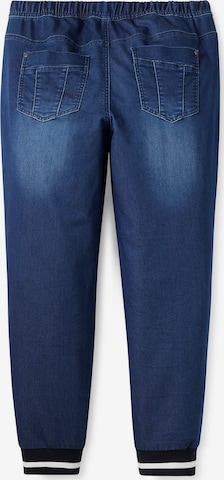 SHEEGO Tapered Jeans in Blau