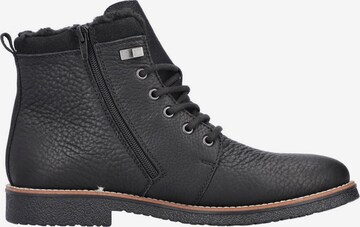 Rieker - Botas com atacadores em preto